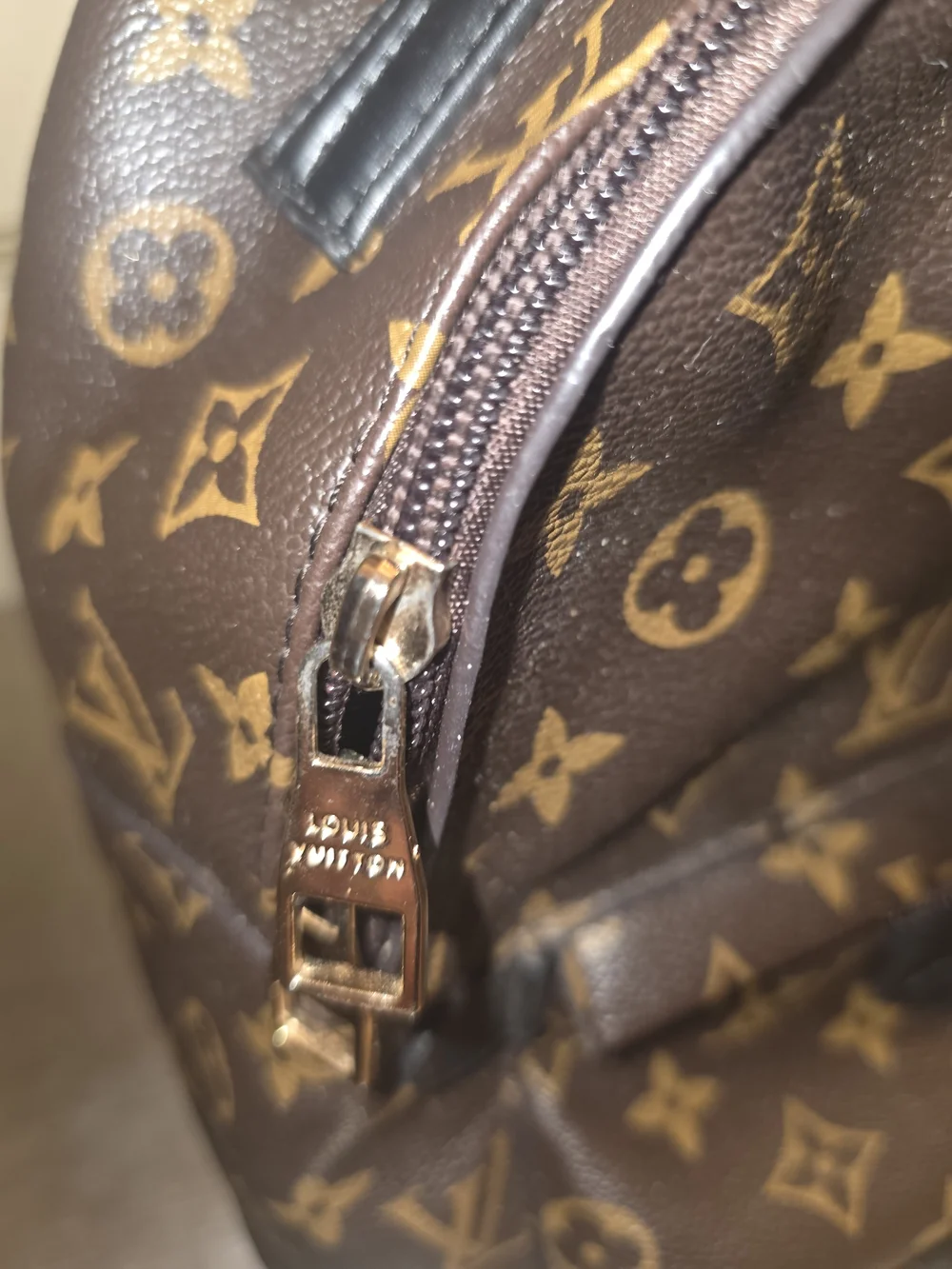 Unbranded  Mini Backpack in Brown and Gold